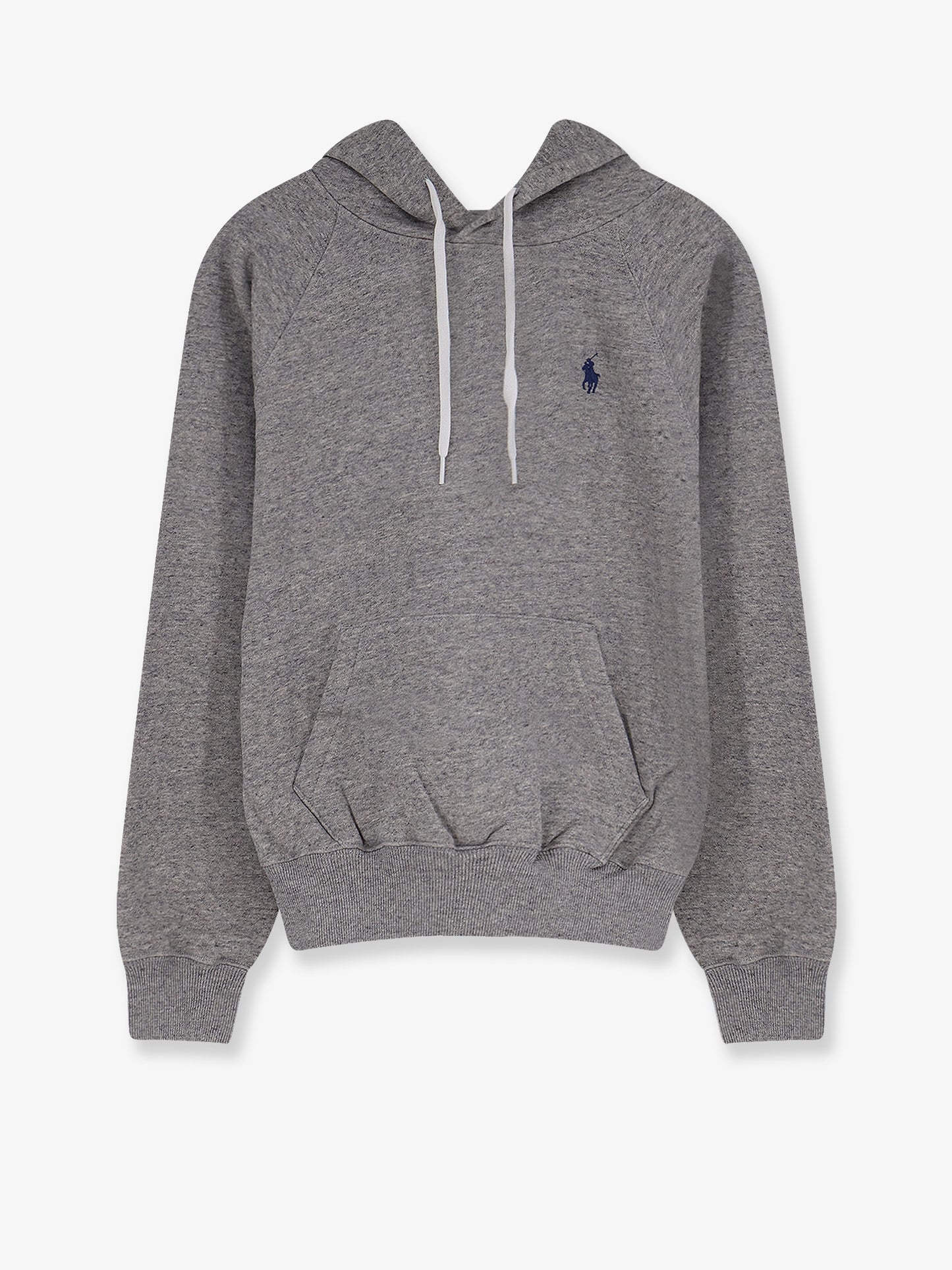 Cotton blend sweatshirt with embroidered logo