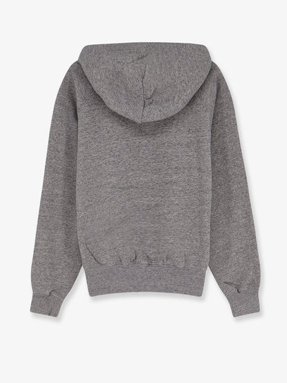 Cotton blend sweatshirt with embroidered logo thumbnail