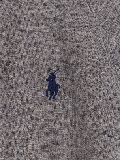 Cotton blend sweatshirt with embroidered logo thumbnail