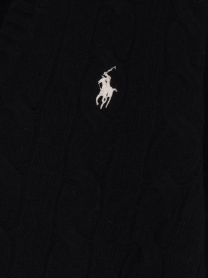 Wool and cashmere blend sweater with embroidered logo on the front thumbnail
