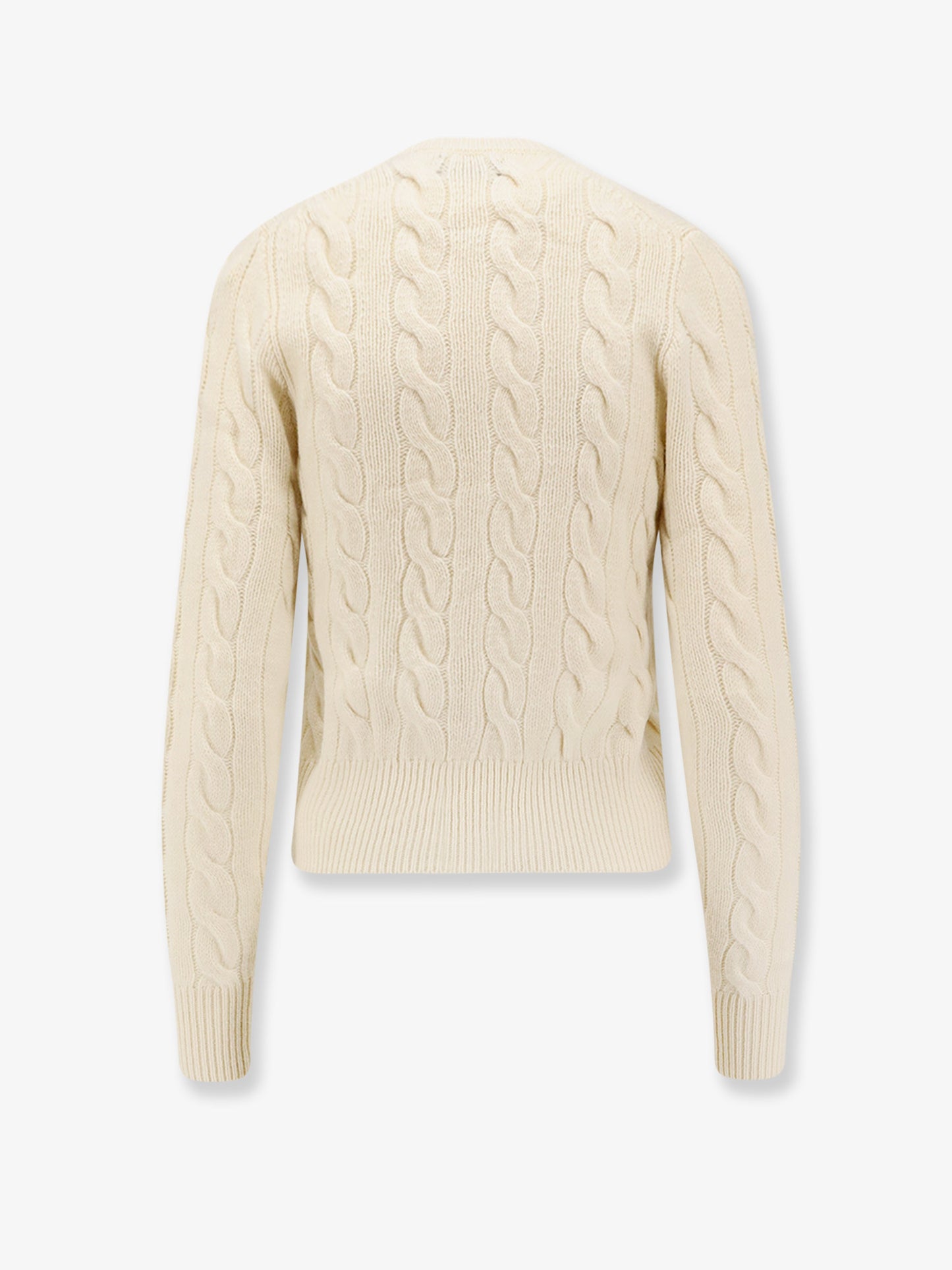 Cardigan in lana certificata e cashmere