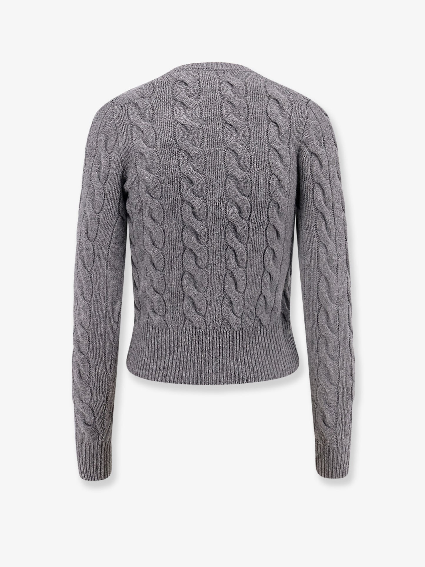 Cardigan in lana certificata e cashmere