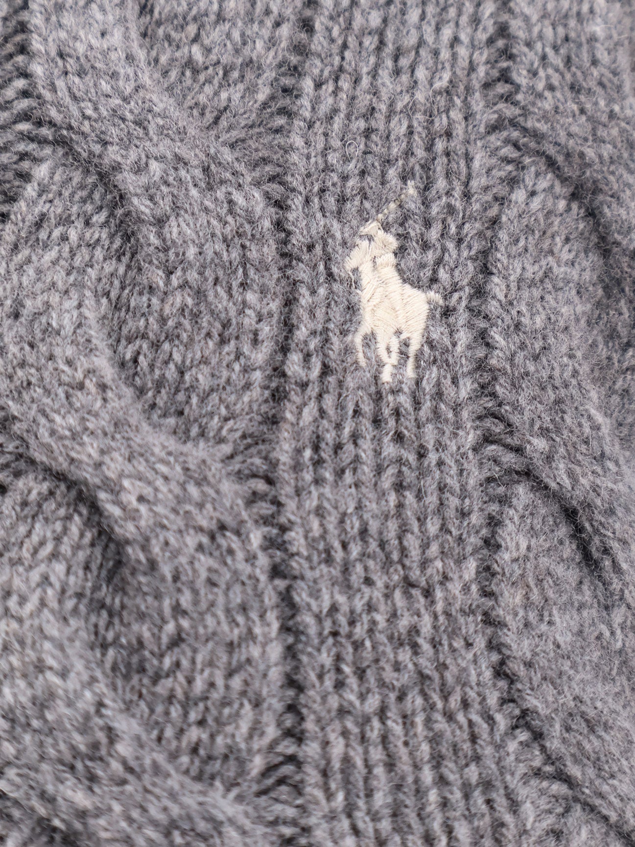 Cardigan in lana certificata e cashmere