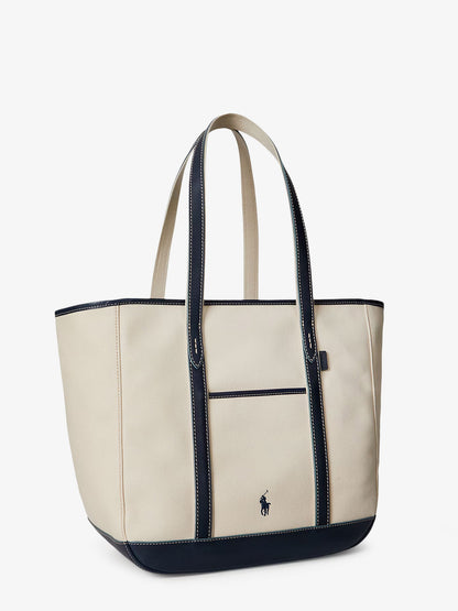 Canvas shopping bag with embroidered logo thumbnail