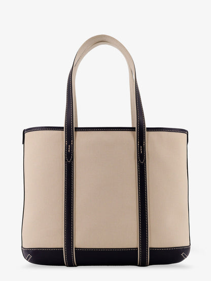 Canvas shoulder bag with embroidered logo on the front thumbnail