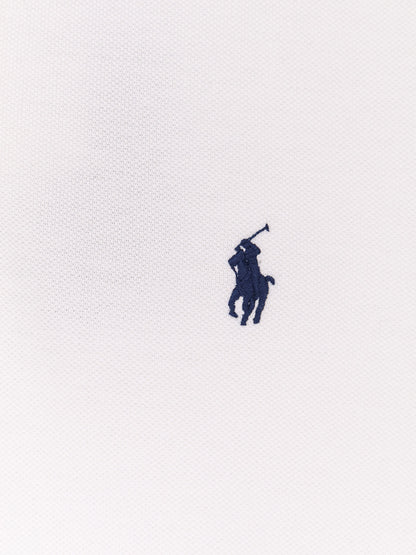 Cotton polo shirt with embroidered logo thumbnail