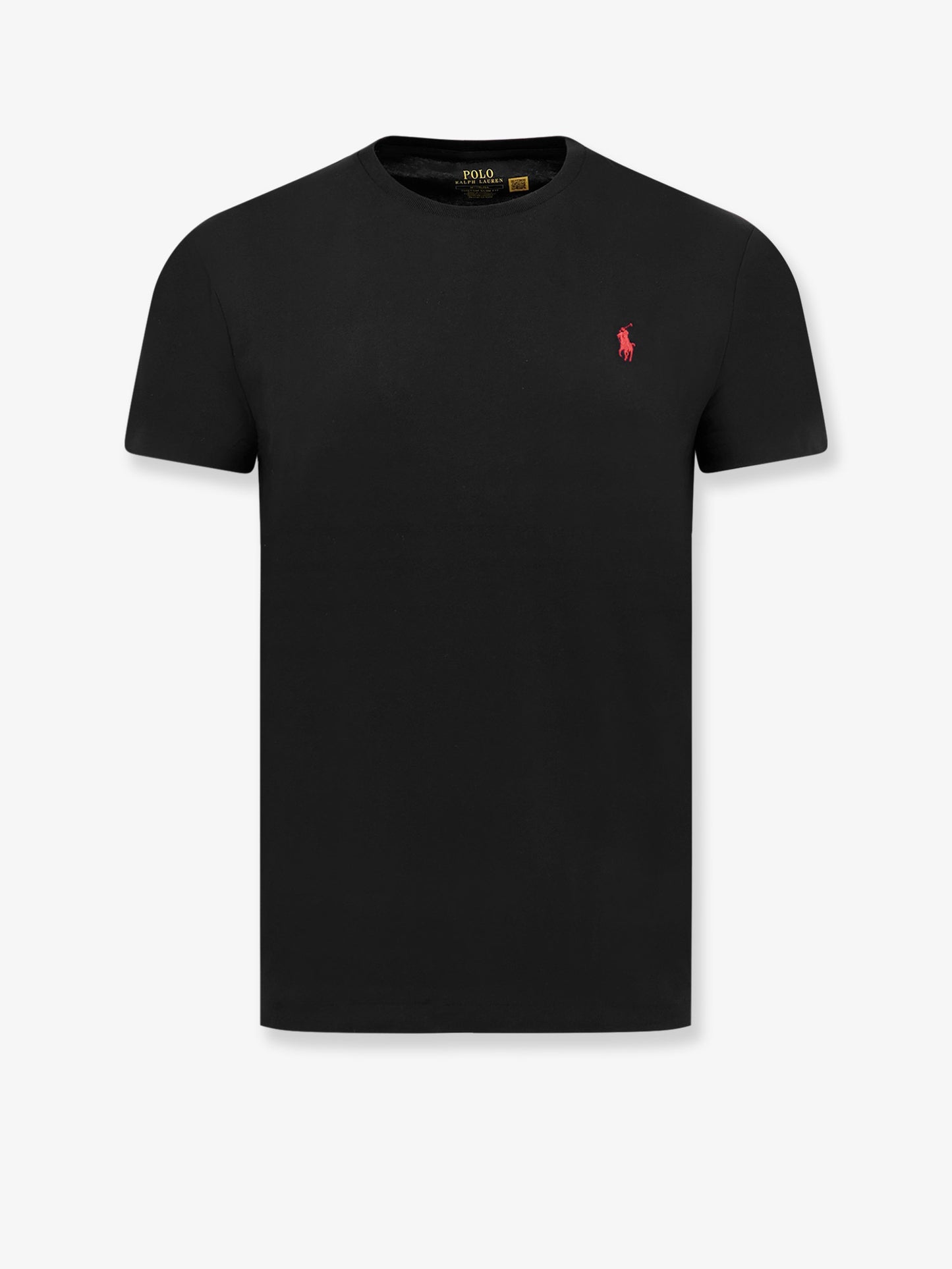 Cotton T-shirt with embroidered logo on the front
