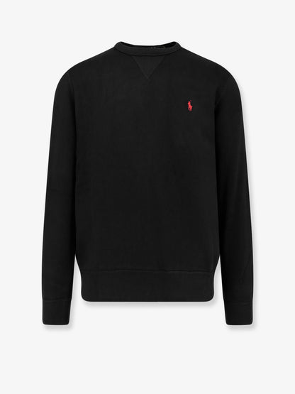 Cotton blend sweater with logo thumbnail