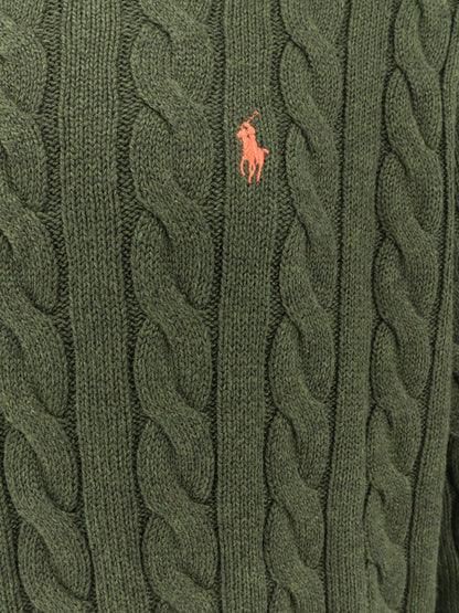 Cotton sweater with embroidered logo on the front thumbnail
