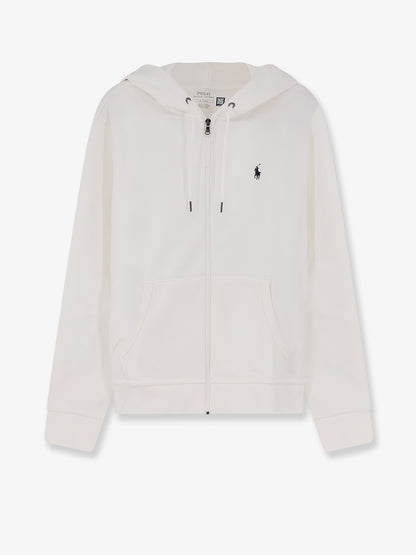 Cotton blend sweatshirt with iconic logo thumbnail