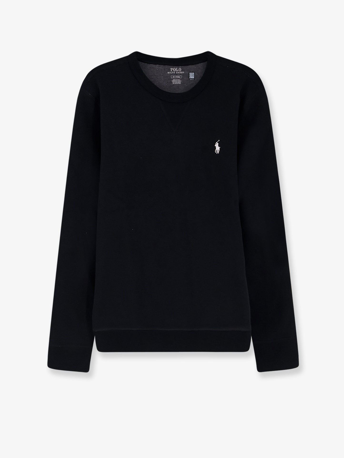 Cotton blend sweatshirt with front embroidered logo