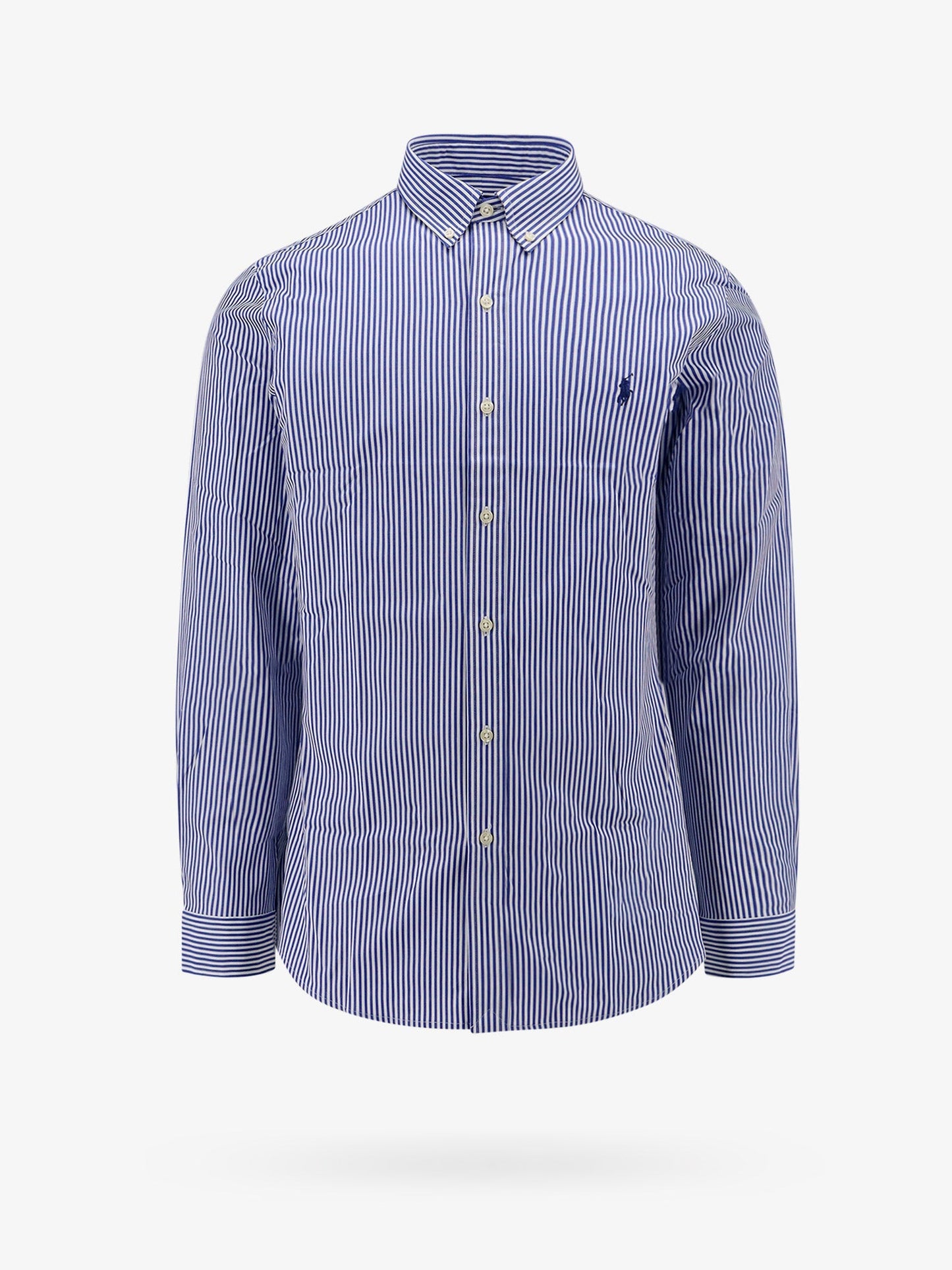 Camicia a righe in cotone stretch