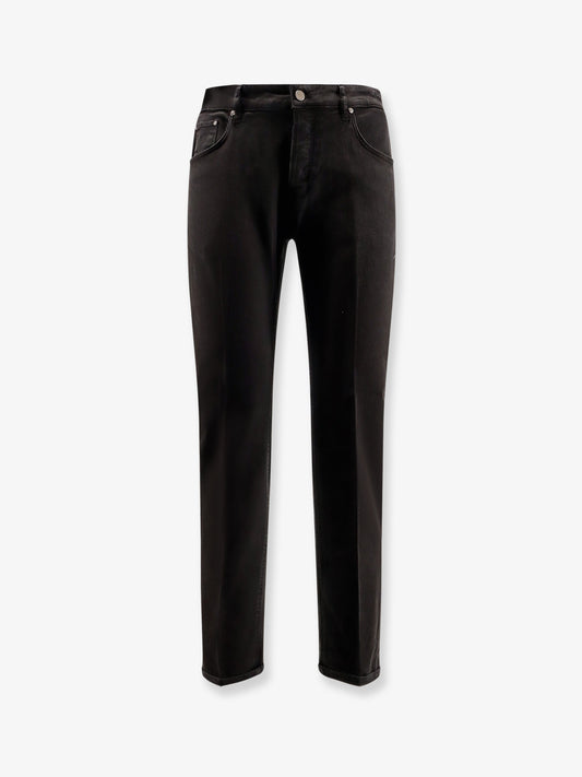 Black denim jeans