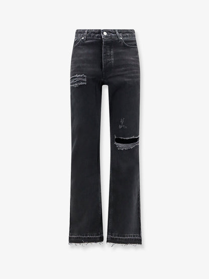 Heaton black denim jeans thumbnail