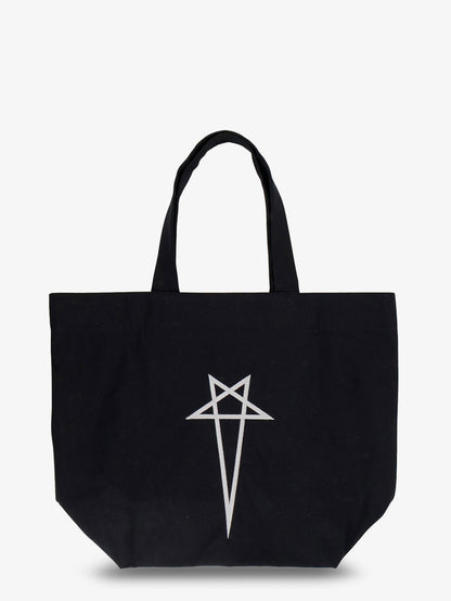 Canvas handbag with front logo thumbnail