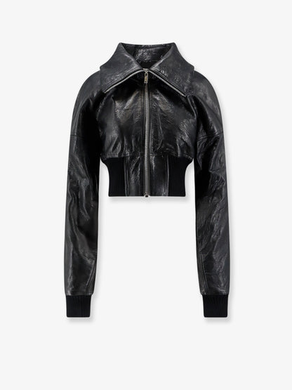 Dracuflight Cropped Leather Jacket thumbnail