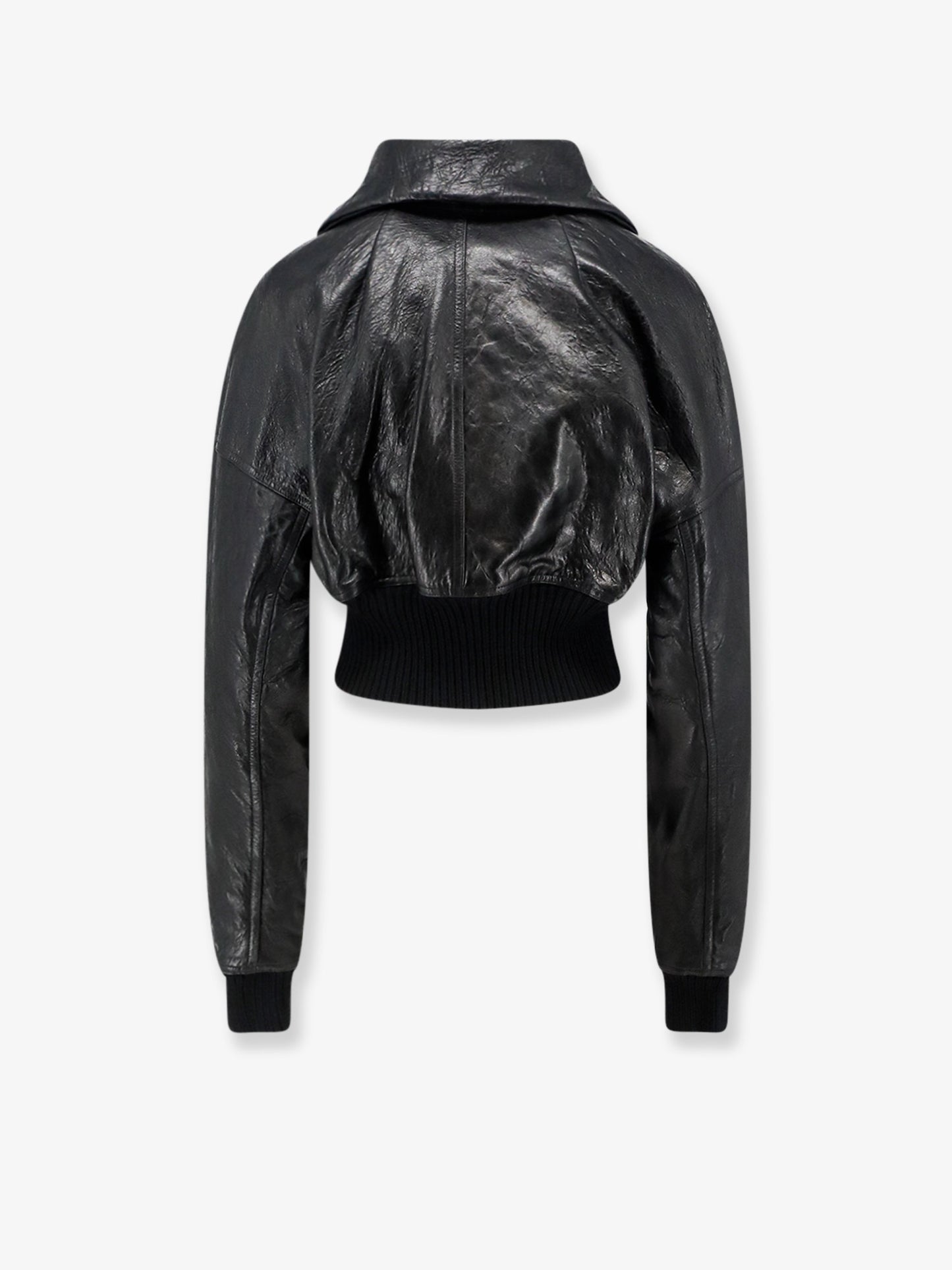 Dracuflight Cropped Leather Jacket