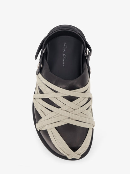 Padded Megalace Platform leather sandals thumbnail