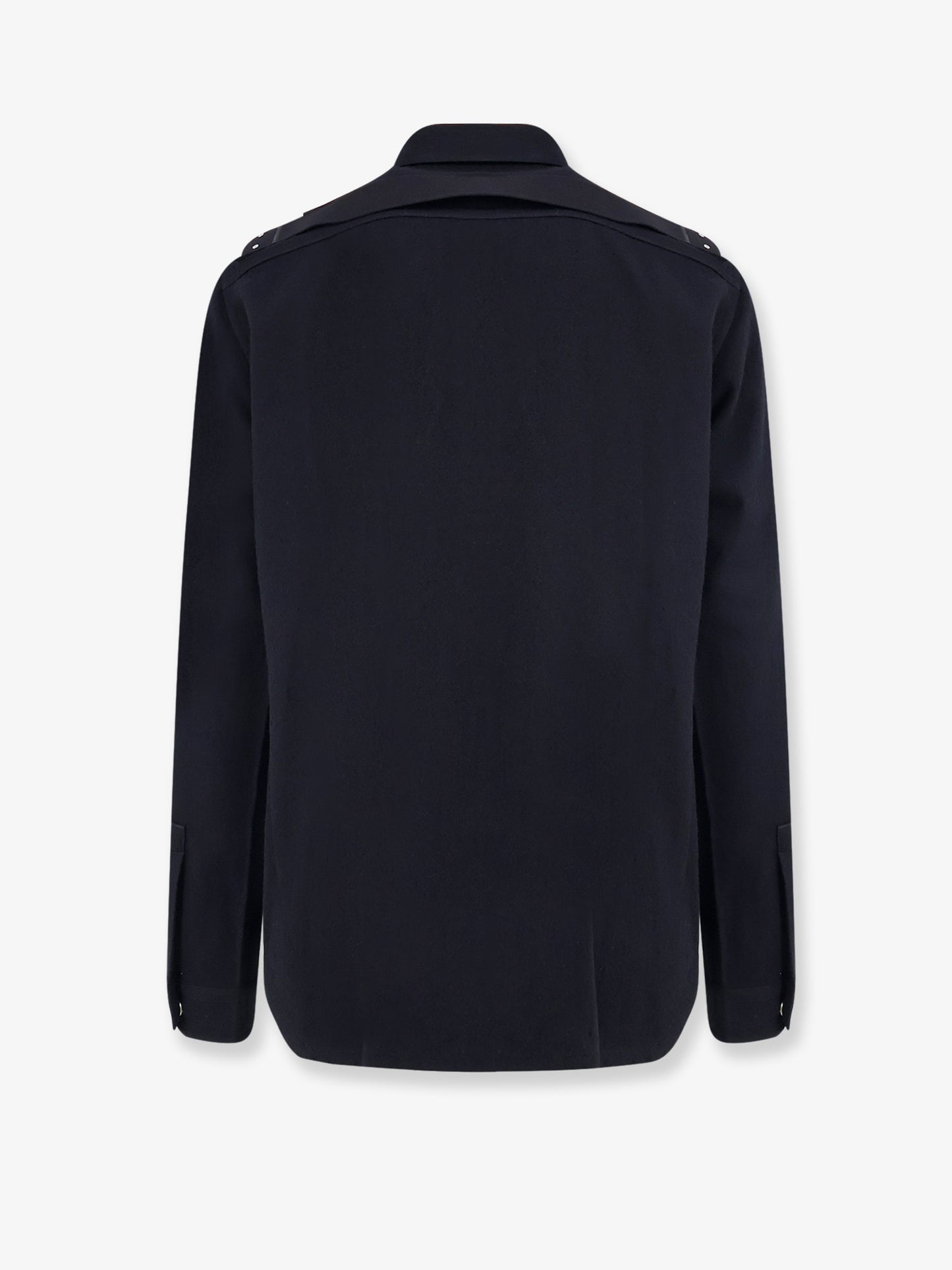 Outershirt in cotone e lana