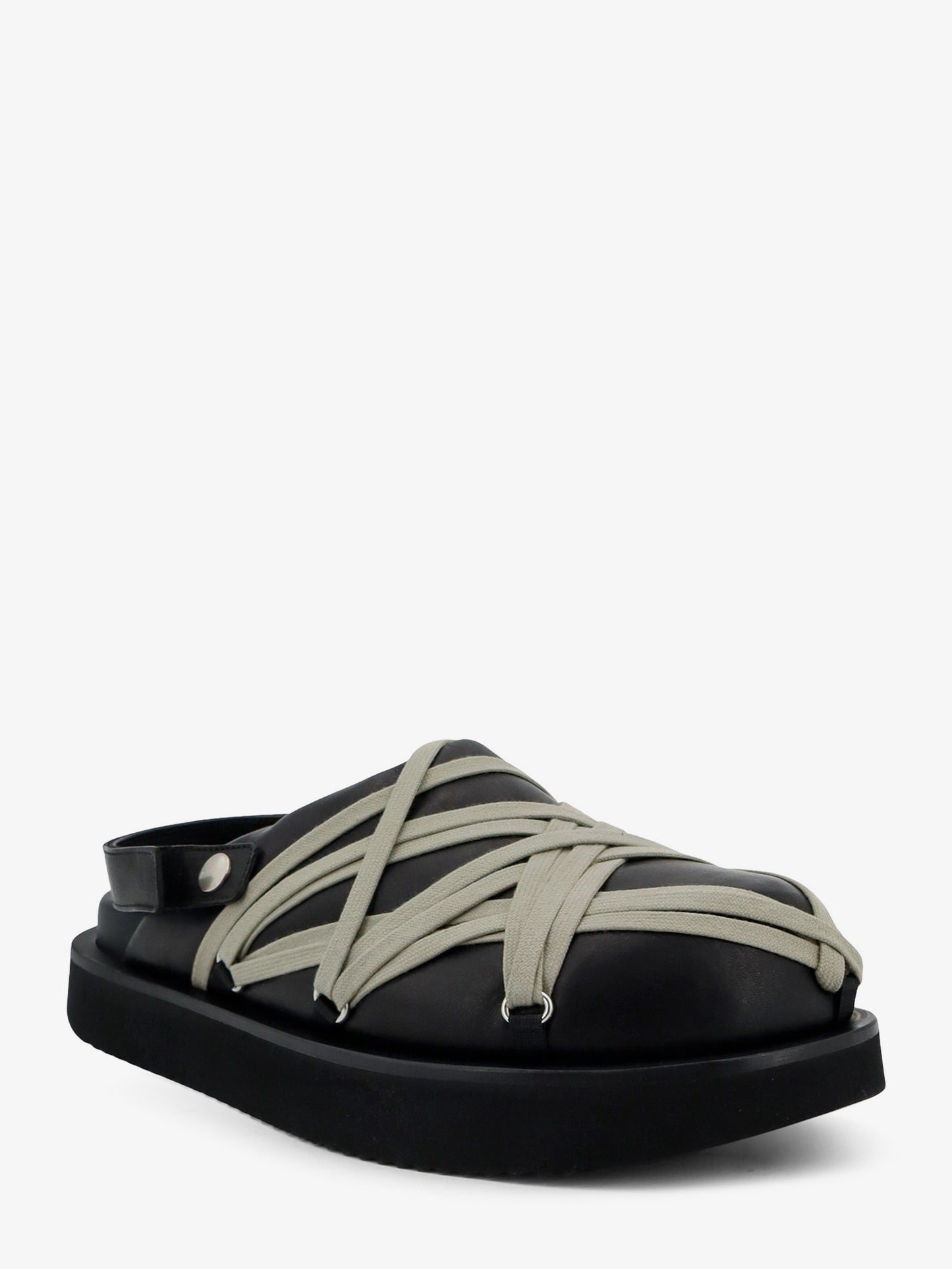 Megalace leather sandals