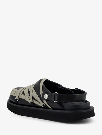 Megalace leather sandals thumbnail