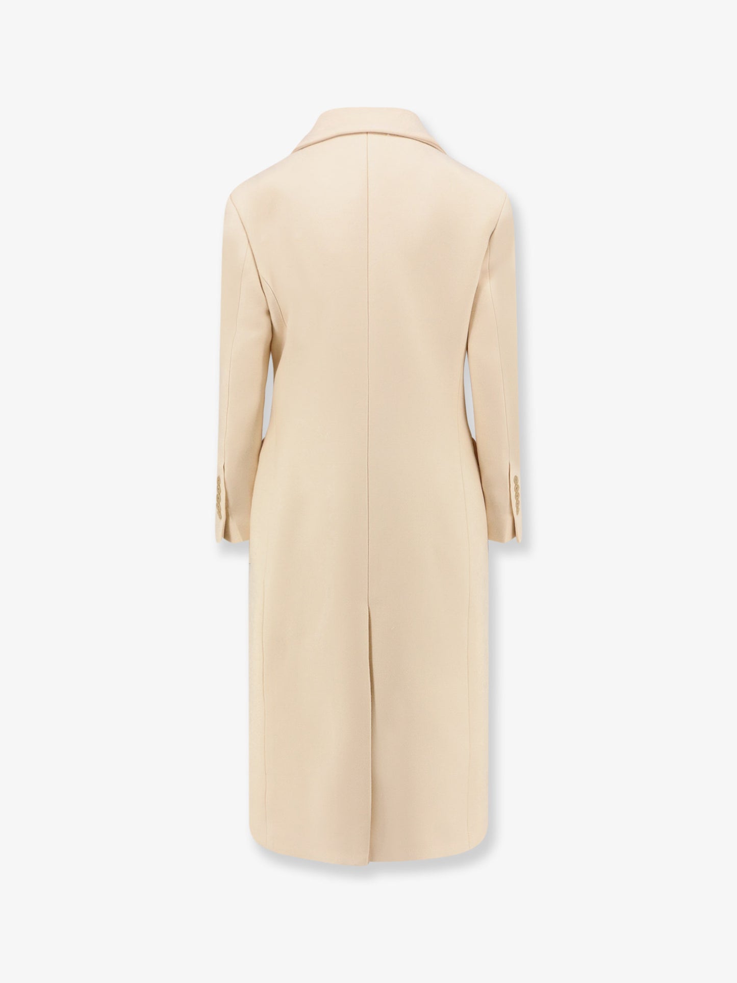 Hourglass wool double-breasted coat