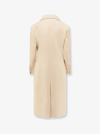 Hourglass wool double-breasted coat thumbnail