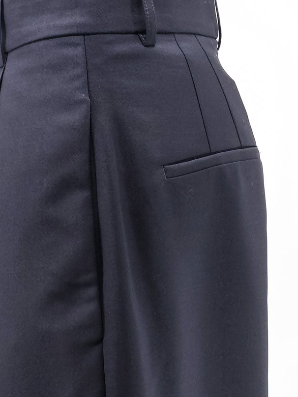 Pantaloni in lana vergine e mohair