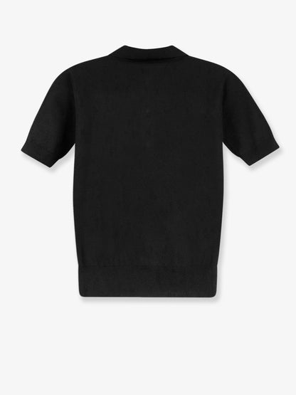 Smmpomposa cotton, silk, and cashmere polo shirt thumbnail