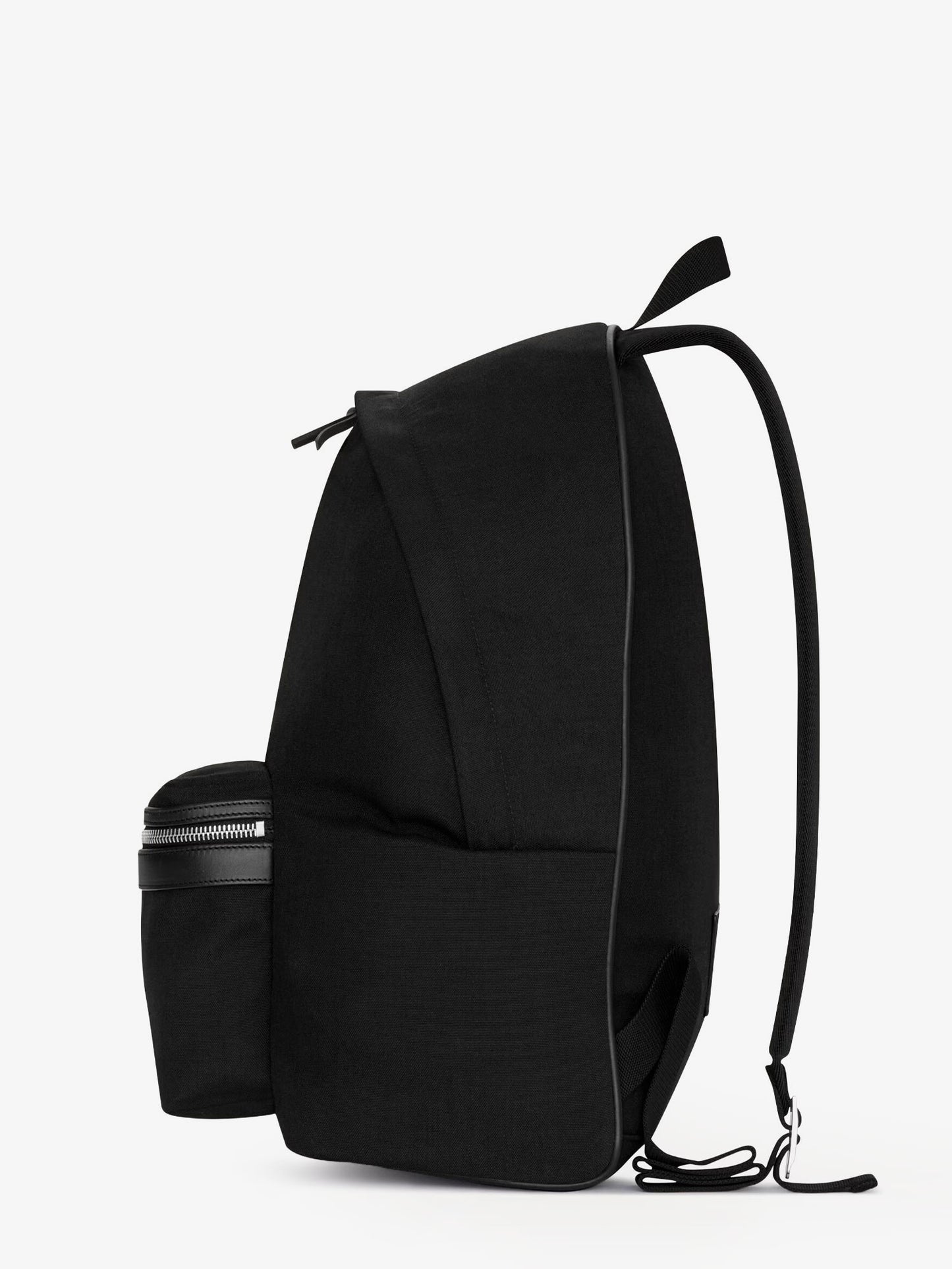 Nylon and leather City backpack