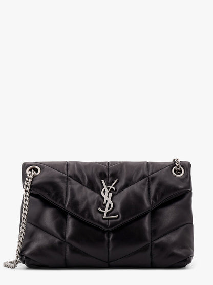 Puffer matelassé leather crossbody bag thumbnail