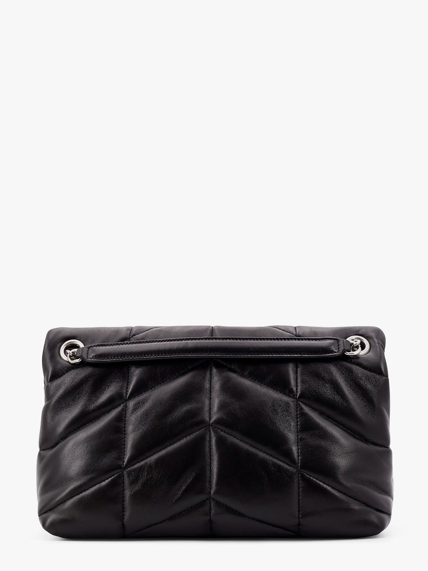 Puffer matelassé leather crossbody bag