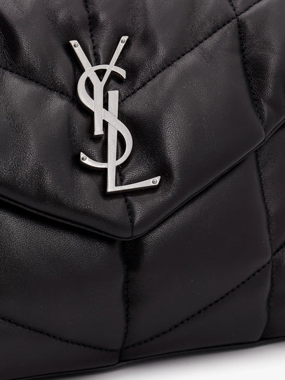 Puffer matelassé leather crossbody bag thumbnail