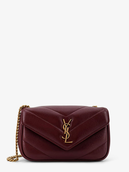 Loulou Mini crossbody bag with chevron stitching thumbnail
