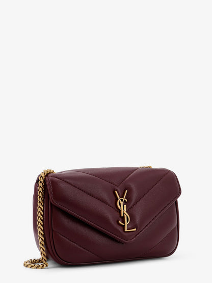 Loulou Mini crossbody bag with chevron stitching thumbnail