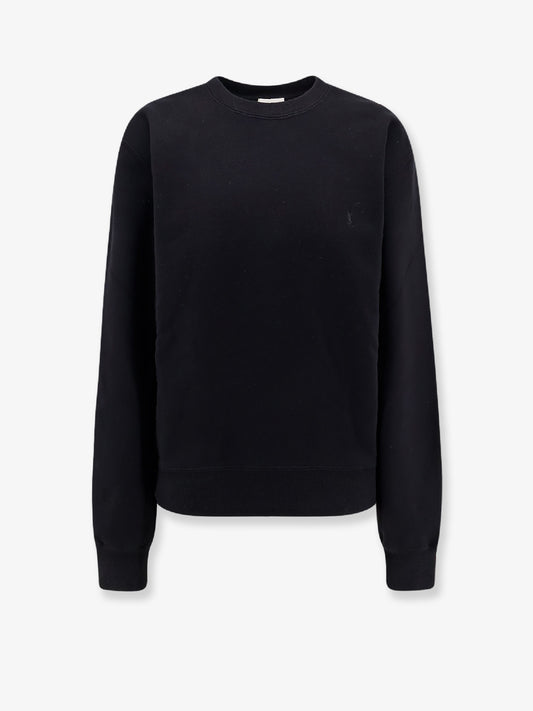 Certified cotton sweatshirt with Cassandre embroidery