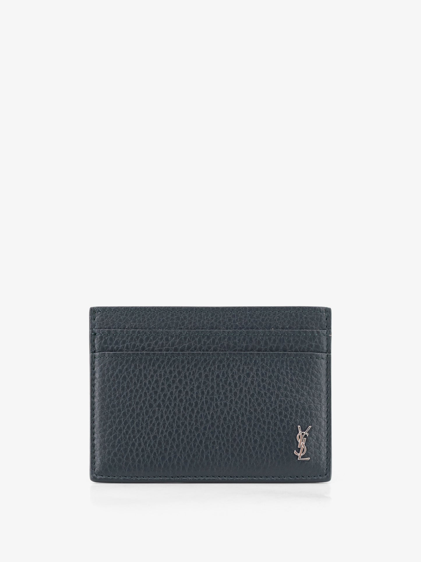 Tiny Cassandre textured leather card holder