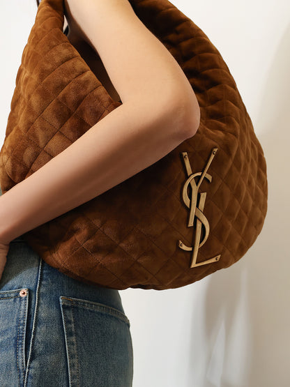 Icare Hobo suede handbag thumbnail