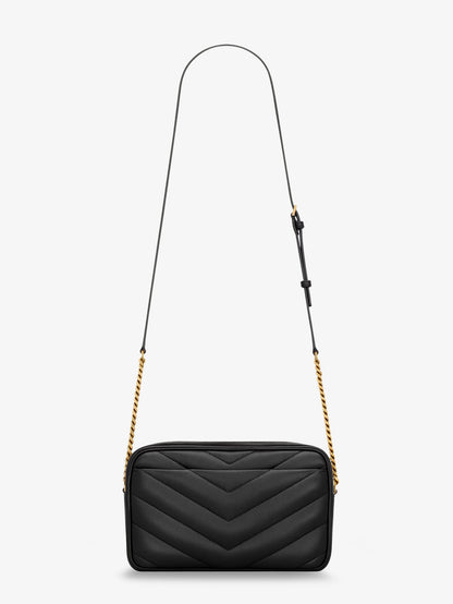 Loulou matelassé leather crossbody bag thumbnail