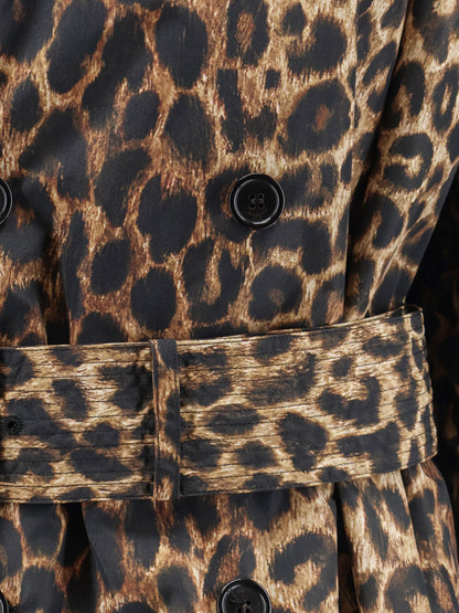 Nylon trench with animal print thumbnail