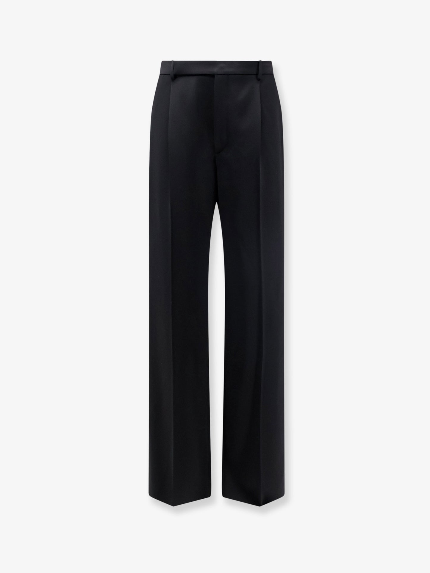 Pantaloni fluidi sartoriali in lana certificata