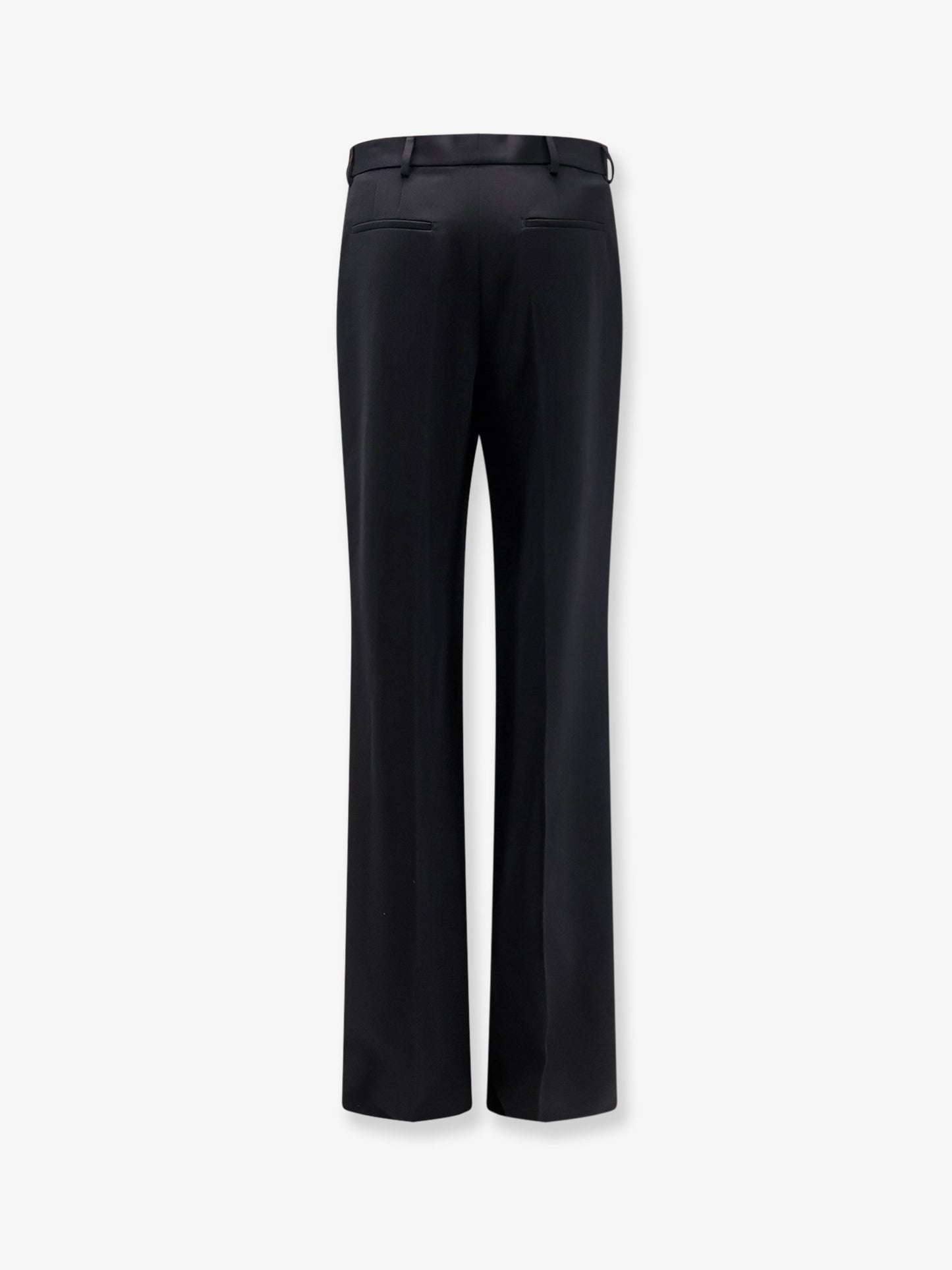 Pantaloni fluidi sartoriali in lana certificata
