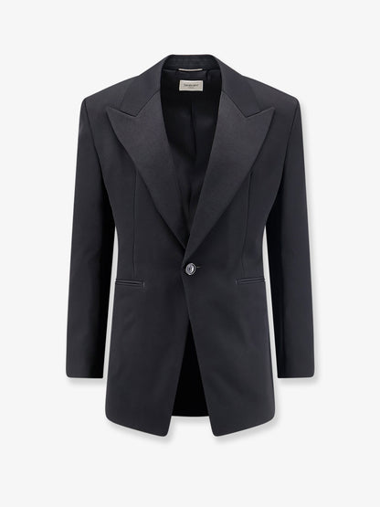 Blazer monopetto in lana certificata thumbnail
