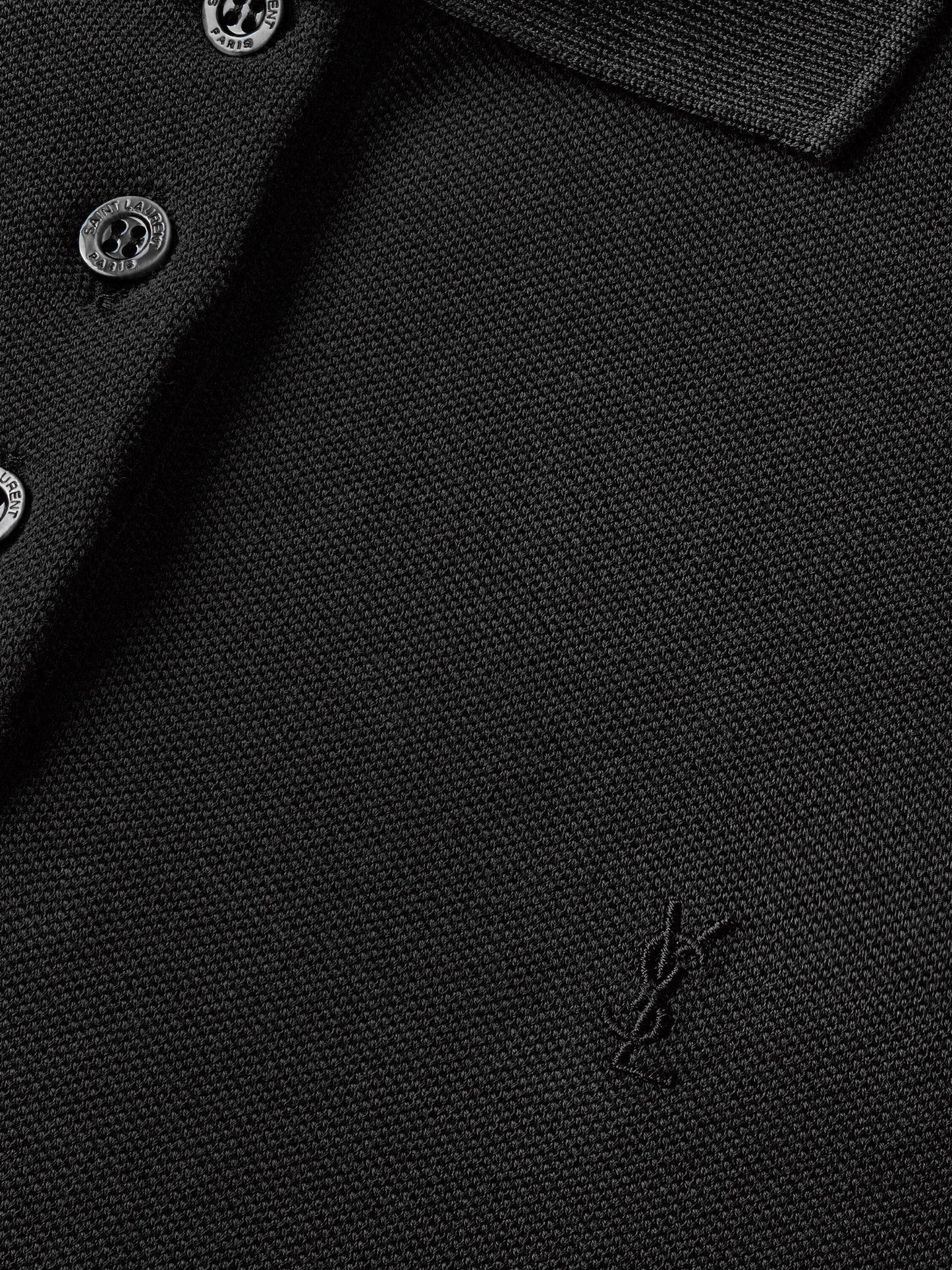Polo Cropped Cassandre in piqué di cotone
