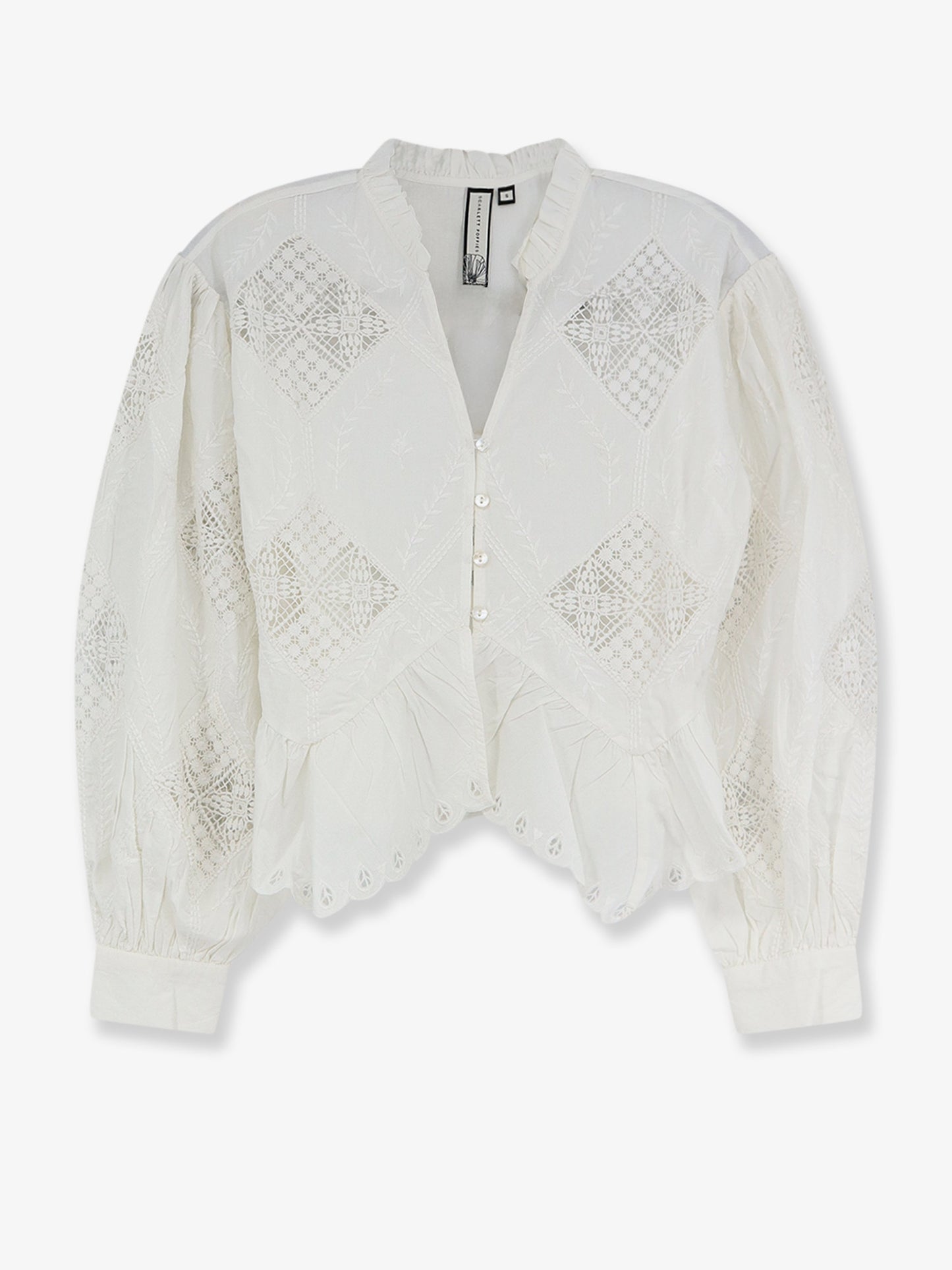 Yorken cotton shirt with embroidery
