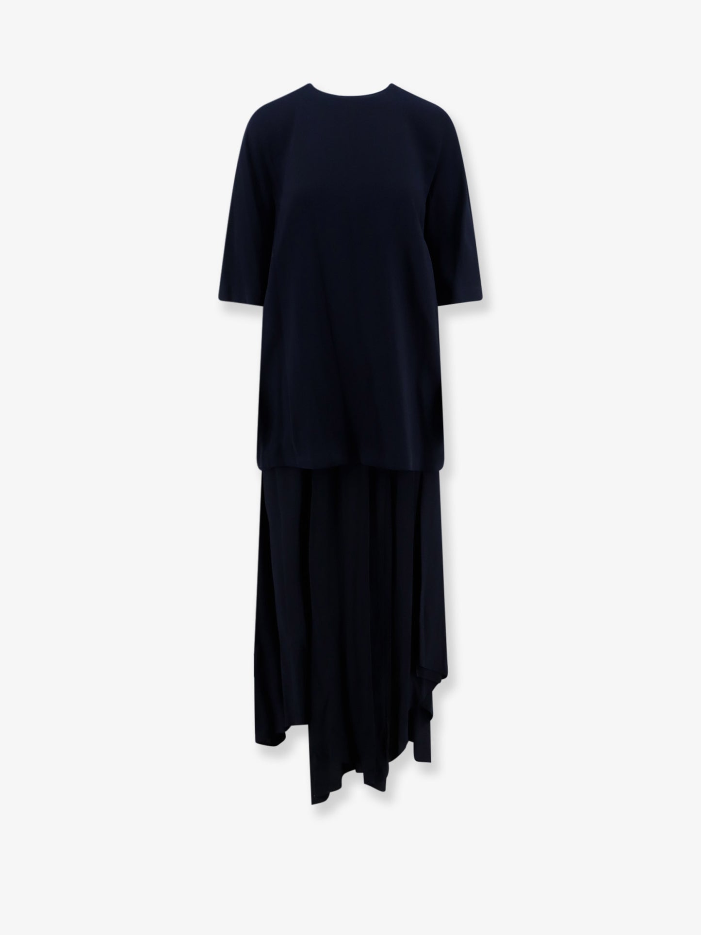 Silk blend top and skirt