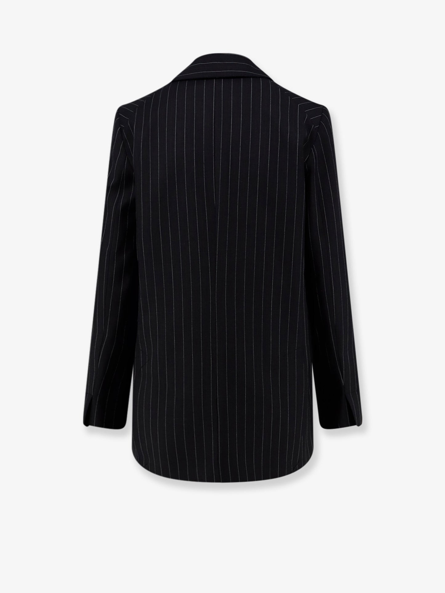 Single-breasted virgin wool blend blazer