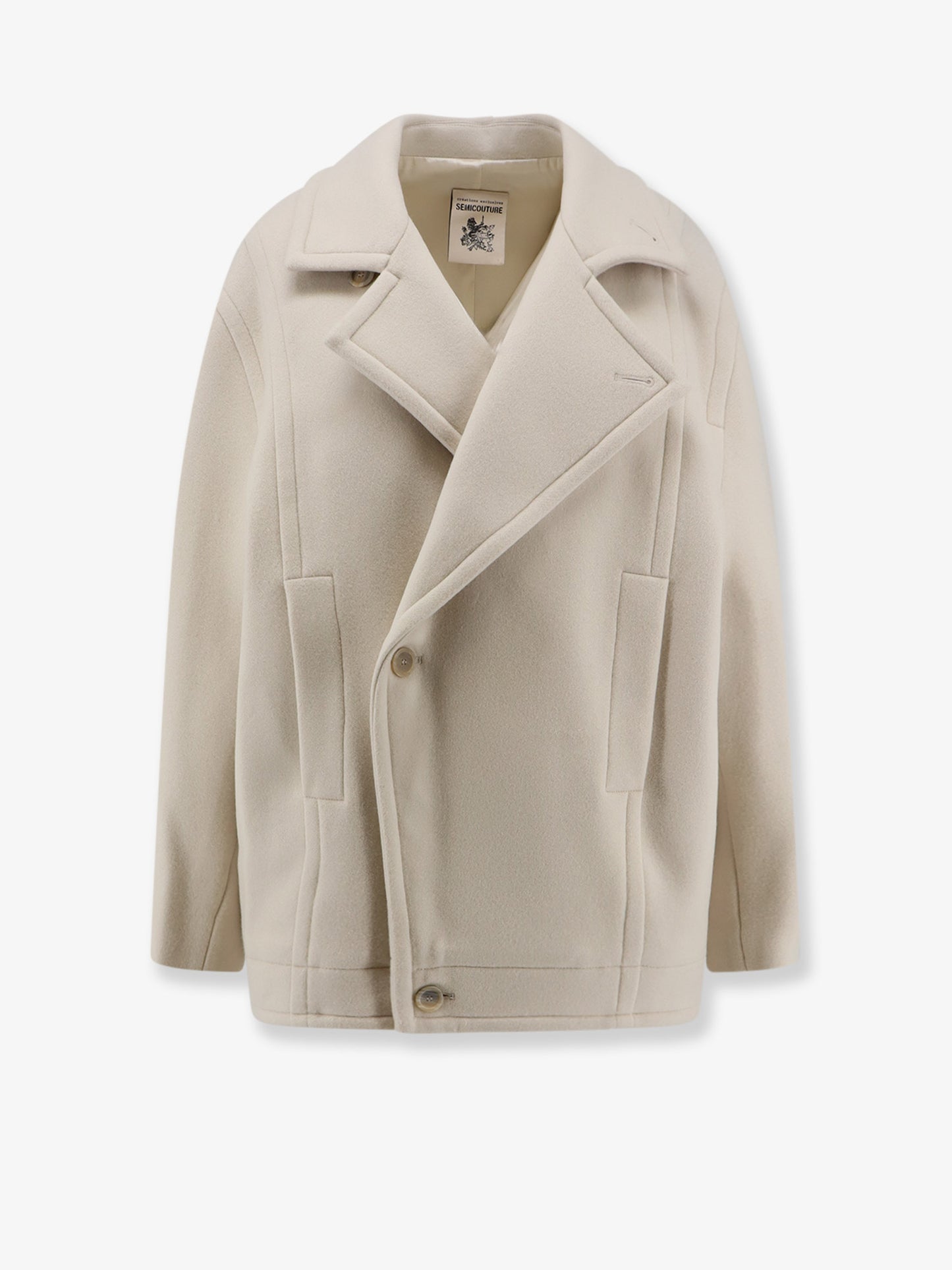 Wool blend coat