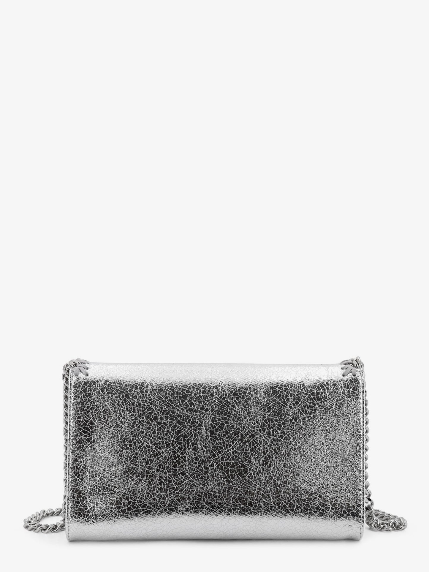 Falabella metallic fabric crossbody bag