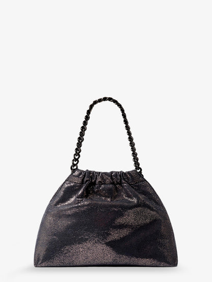 Falabella Eco Shiny Dotted Chamois Fabric Shoulder Bag thumbnail